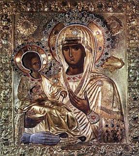 День иконы Божией Матери, именуемой "Троеручица"