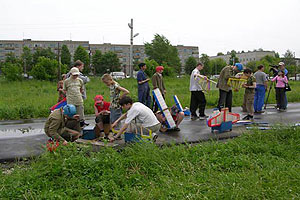 13:34 «Воздушный бой» выиграла команда Моргаушского района