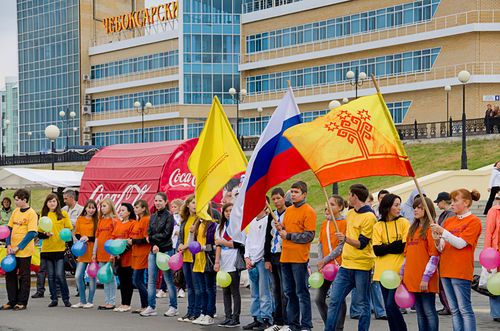 Волонтеры Чувашии на «Волне здоровья»