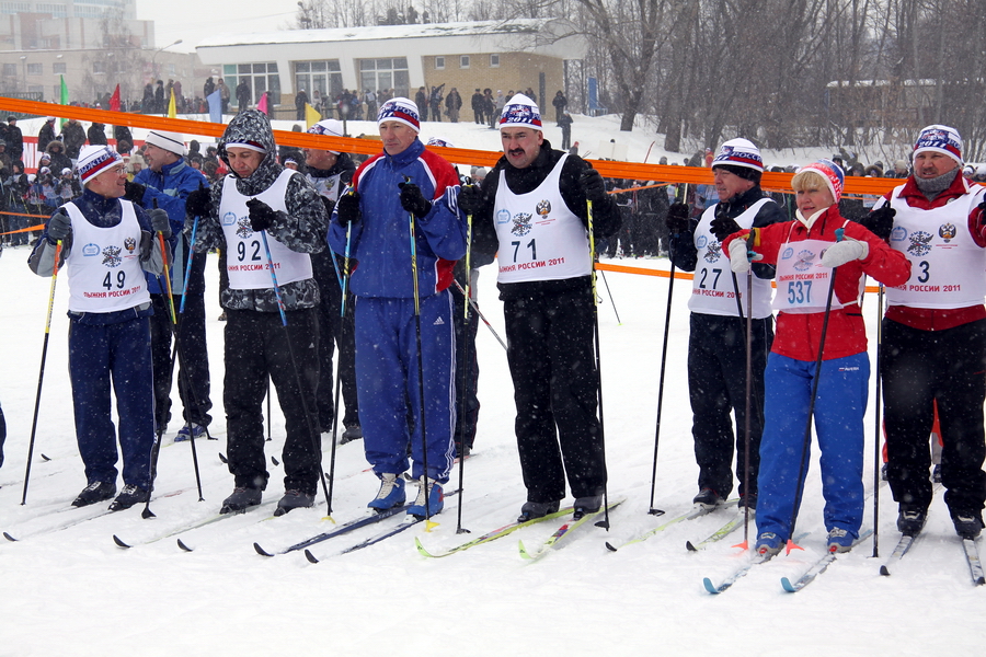 В Чебоксарах "Лыжня России" собрала более 11 тыс. участников