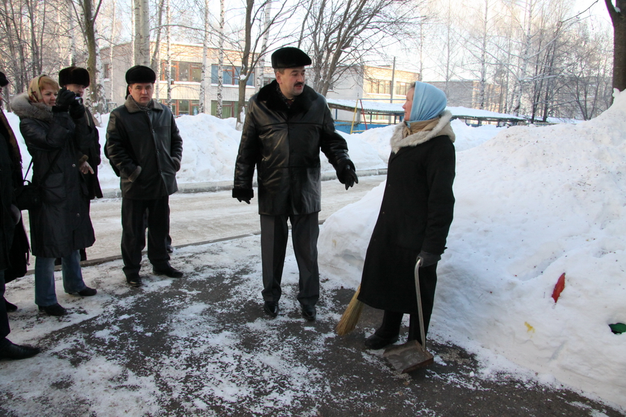 Повторный объезд города по вопросам уборки снега