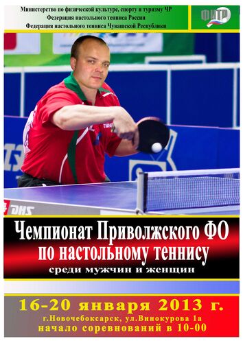 08:25 В Новочебоксарске сегодня стартовал чемпионат Приволжского федерального округа по настольному теннису