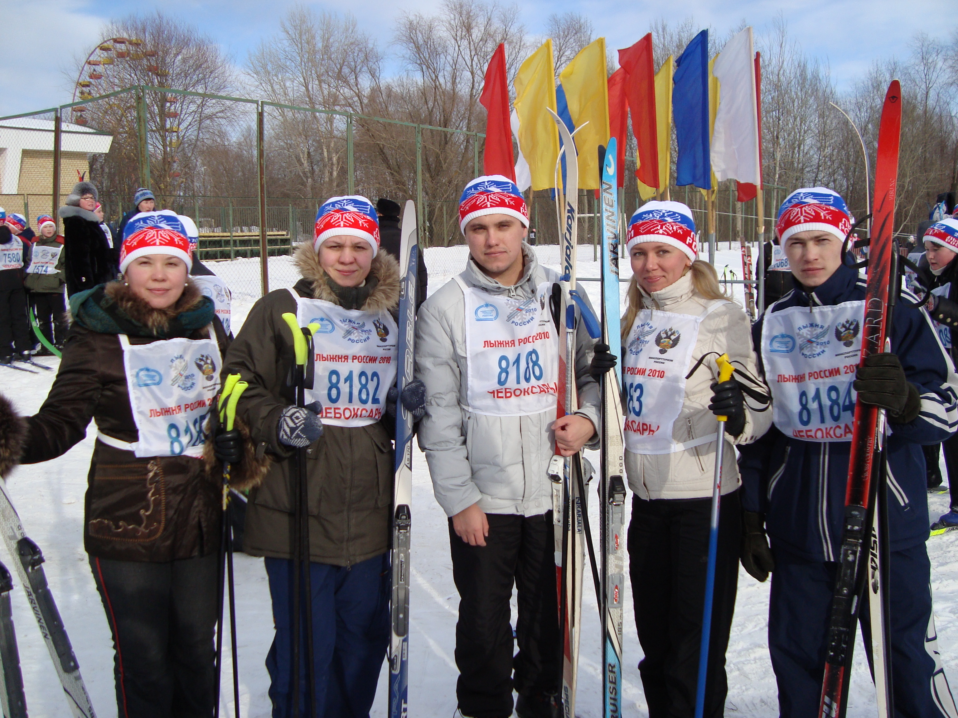 Работники Минфина Чувашии приняли участие в «Лыжне России-2010»