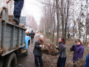 Московский район становится все чище