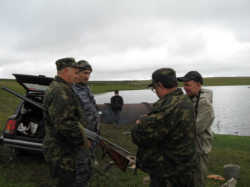 Всей семьей за ондатрой