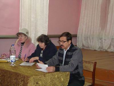 Отчетное собрание в Русских Алгашах