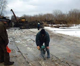 11:45 В Алатырском районе по дну реки Сура уложили газопровод