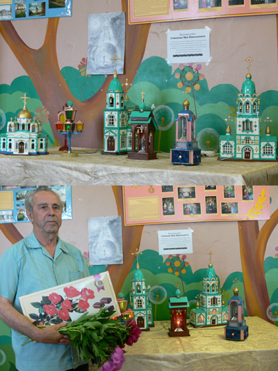 10:02 Уникальную коллекцию храмов, колоколен, изготовленных руками мастера, открыли для себя алатырцы