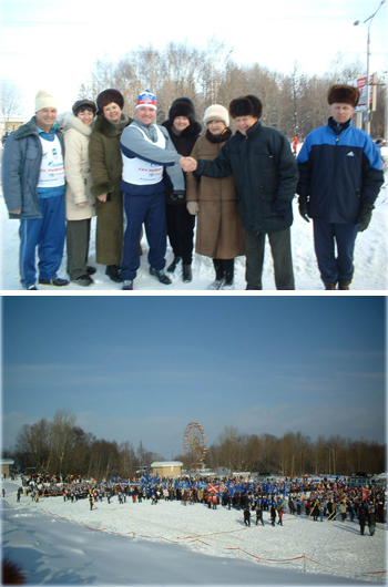 10:00 Участники Всероссийской лыжной гонки «Лыжня России –2007» делятся своими впечатлениями