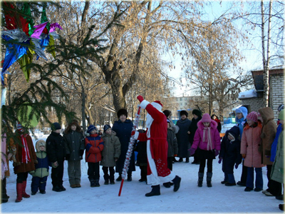 10:05_Новогоднему празднику в Алатырском городском парке культуры и мороз был  не помеха