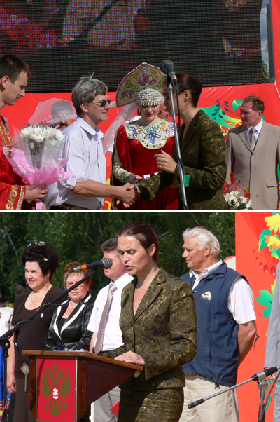 11:05 В праздничных мероприятиях, посвященных  Дню города Алатыря,  приняла участие министр культуры Чувашской Республики Роза Лизакова