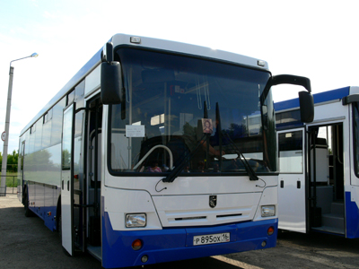 08:10 Накануне Дня Республики в Алатырь поступило два новеньких комфортабельных автобуса