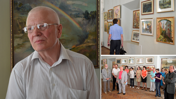 11:49 В дар  музею к  юбилею города   алатырский художник  Евгений Минеев преподнес 80 живописных и графических работ