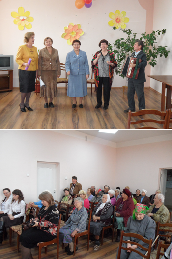 09:55_Встреча с пожилыми людьми, проживающими в Центре социального обслуживания населения, была организована в рамках месячника «Честь и хвала старшему поколению»