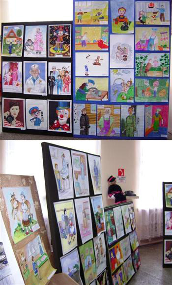 12:55 г. Алатырь: в конкурсных рисунках школьников нашло отражение многообразие рабочих профессий