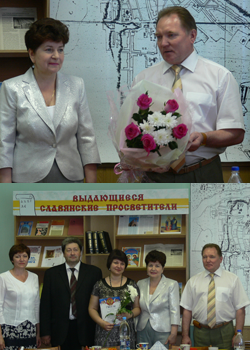 12:25_Накануне Общероссийского дня библиотек поздравления принимали  работники  Алатырской городской централизованной библиотечной системы
