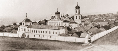 16:48 Начинается восстановление колокольни со звонницей в Киево-Николаевском  Новодевичьем  монастыре в Алатыре