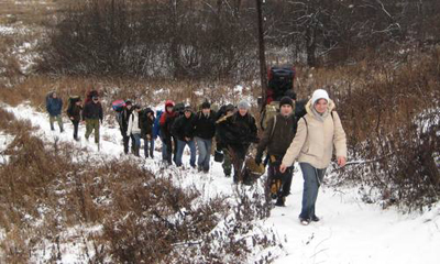 09:45_Зимний поход  преподнес студентам  пример бережного отношения людей к окружающей среде