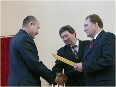12:00 Состоялось чествование победителей и призеров экономического соревнования  среди предприятий  Алатыря за 2008 год