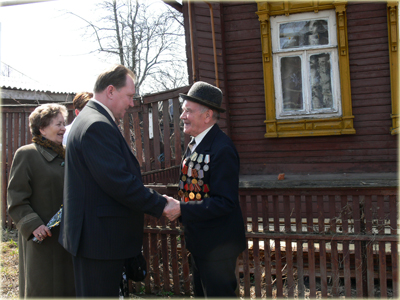 17:37 Накануне празднования Великой Победы с 90-летием ветерана войны поздравил глава города Алатыря