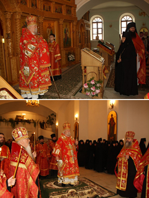 16:40_В течение двух дней праздничные службы в монастырях Алатыря проходили с участием   Митрополита Чебоксарского  и Чувашского Варнавы