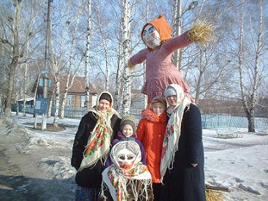 Проводы русской зимы в селе Батырево