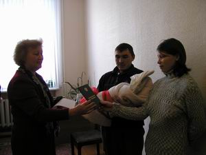 В первый день весны зарегистрирована новая жительница Вурнарского района