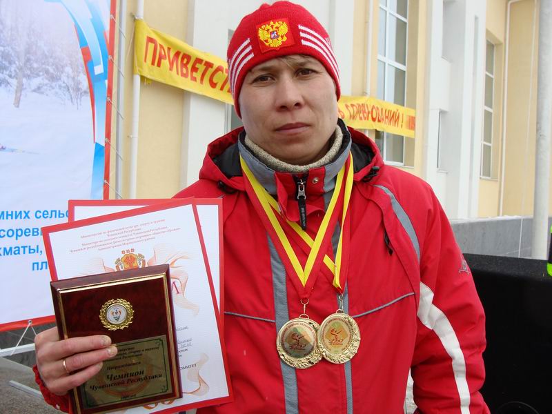 Копилку побед Галины Павловой пополнило "золото" на чемпионате республики по лыжным гонкам в спринте