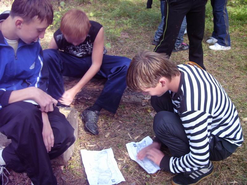 В спортивном ориентировании победила команда Вурнарской школы №1