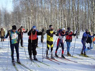 11:58 В Канаше состоялись соревнования по лыжным гонкам