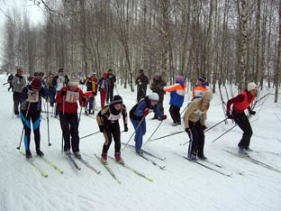 В Канаше продолжается акция «Лыжня России - 2006»