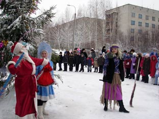 11:11 Новогодний праздник в микрорайоне «БАМ» города Канаш