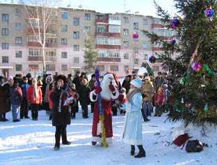 Новогодний праздник для жителей микрорайона «ВРЗ»