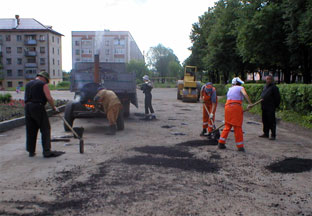 09:00 В Канаше продолжается ремонт дорог