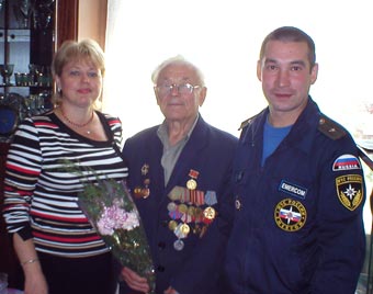 80-летний юбилей ветерана Великой Отечественной войны А.В. Щетинина