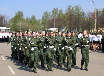 Юнармейцы Канаша на Параде Победы