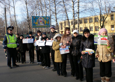 В г.Канаш прошла городская акция «Добрый водитель»