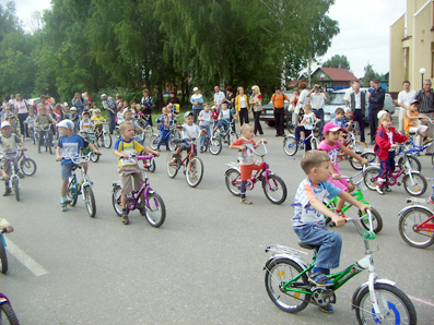 Велопробег воспитанников детских садов, посвященный 85-летию города Канаш