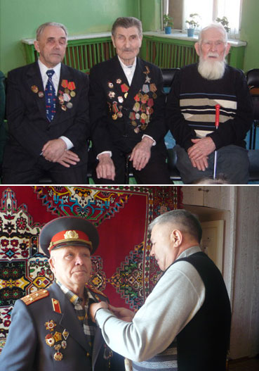 11:50 Вручение юбилейных медалей «65 лет Победы в Великой Отечественной войне 1941-1945 г.г.» ветеранам войны и труженикам тыла города Канаш