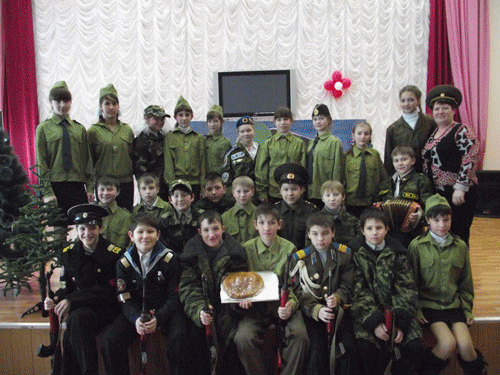 Фестиваль инсценированной военной песни в средней школе №7 г.Канаш