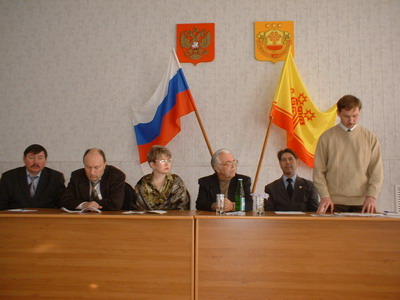 10:35 Состоялась встреча с преподавателями ЧГСХА и с выпускниками школ района