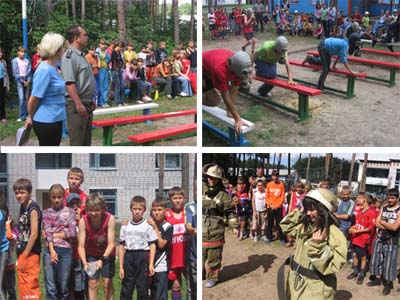 11.08 В целях безопасности детей в лагере создана добровольная пожарная дружина