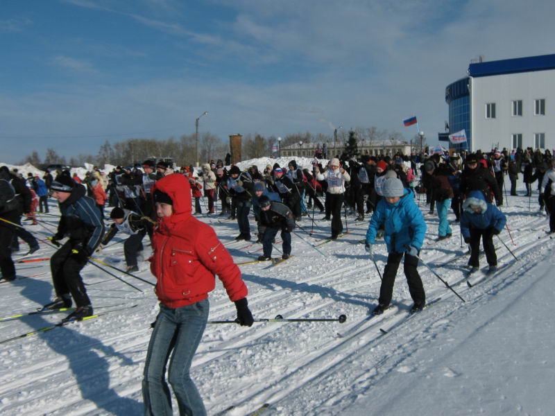 Состоялся районный этап XXVIII Всероссийской лыжной гонки «Лыжня России – 2010»