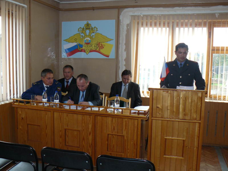 11:55. В отделе полиции по Козловскому району подвели итоги работы за 9 месяцев 2012 года