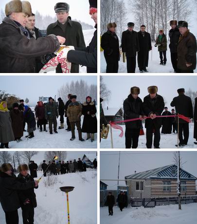 Пуск газа ещё в 2 деревнях Красночетайского района.