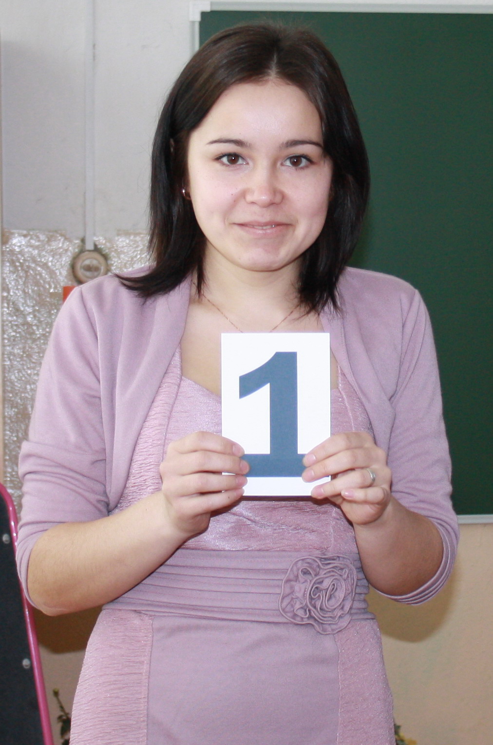 Самая молодая конкурсантка «Учитель года-2012» -  Эльвира Денисова