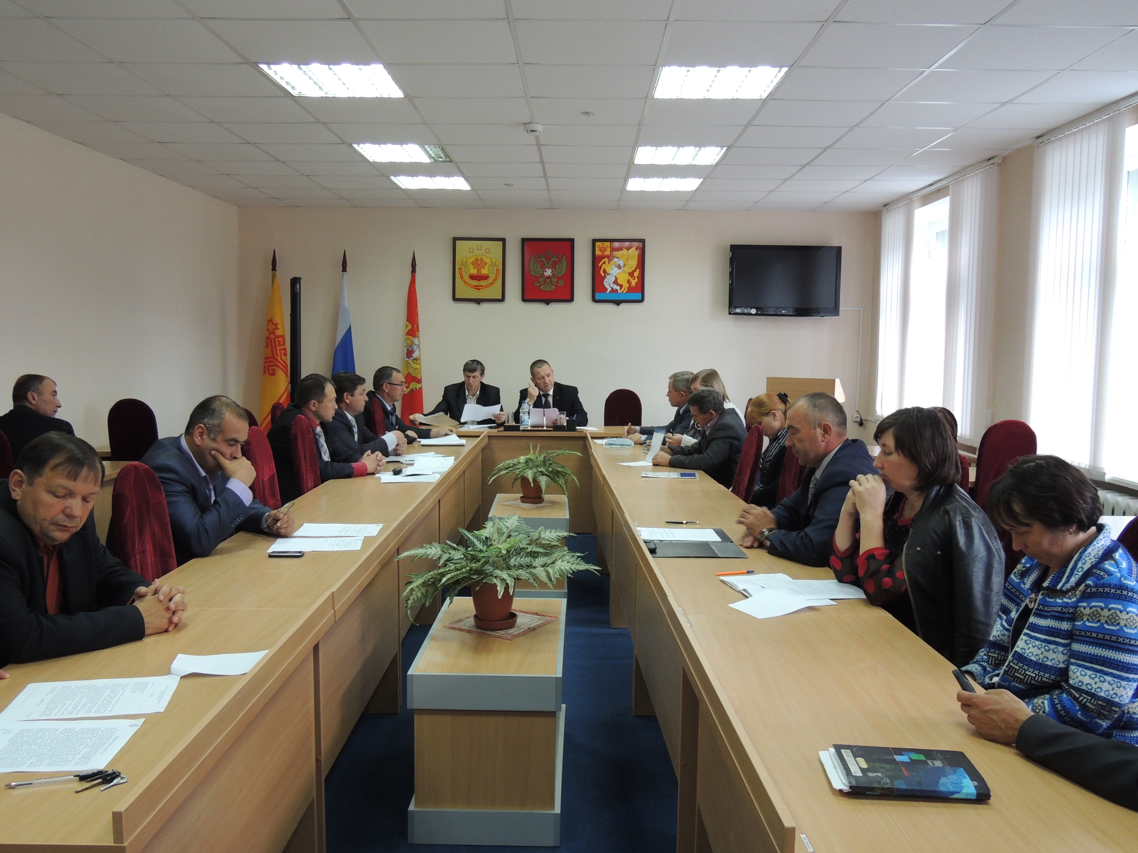 На заседании коллегии при главе администрации Красночетайского района рассмотрены актуальные вопросы