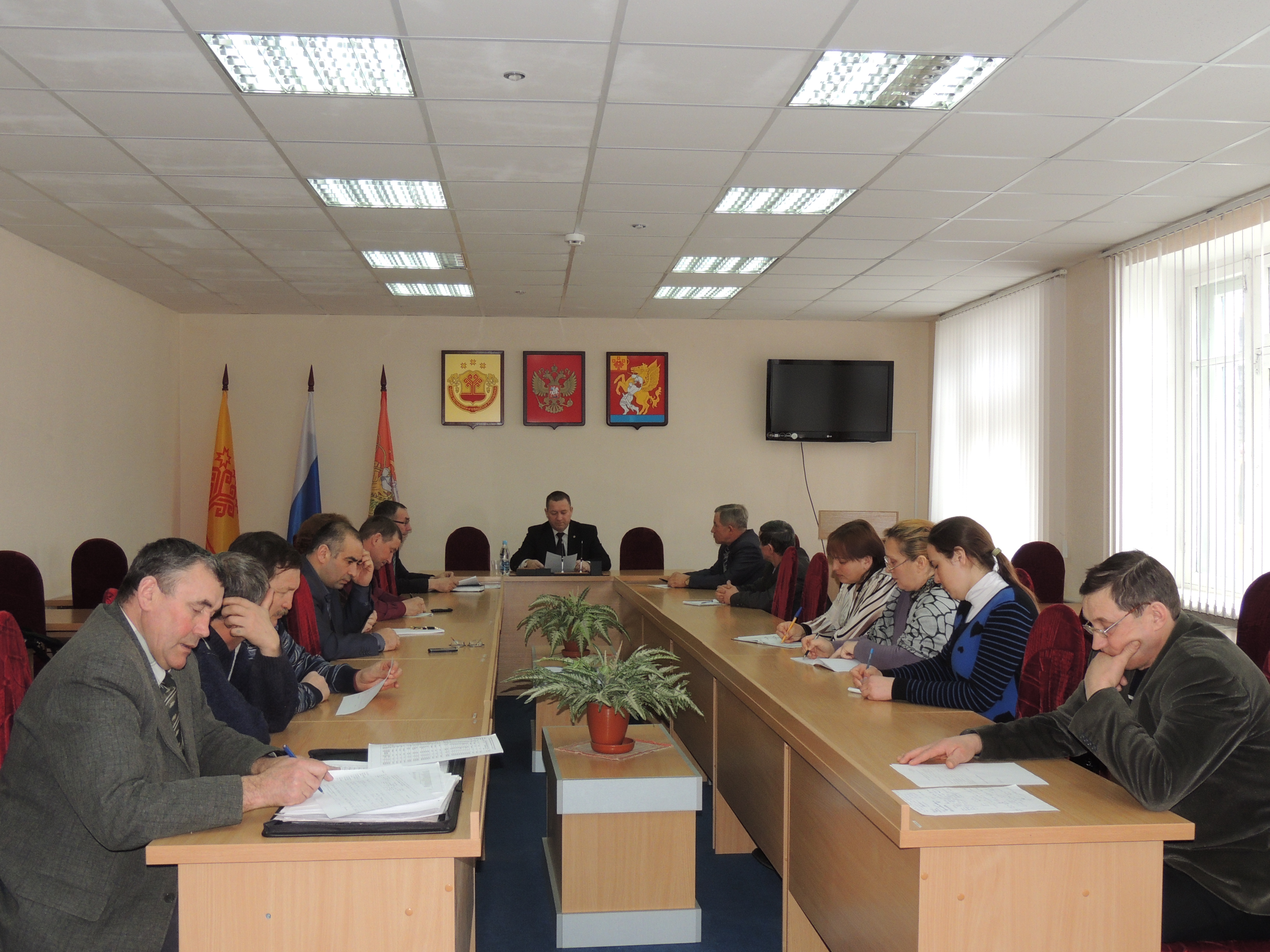 В Красночетайском районе состоялось совещание по вопросам подготовки к весенне-полевым работам