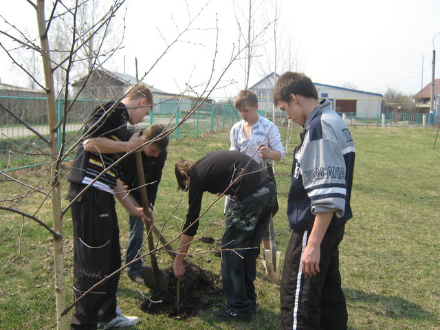 В Поречье активно продолжаются работы по благоустройству села