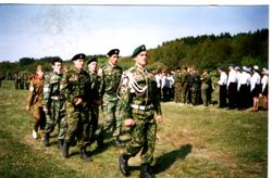 В Порецком районе началась районная военно-спортивная  игра «Орленок-2004»